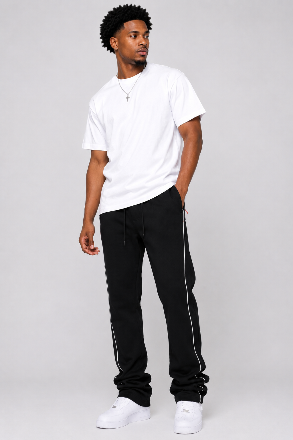 Men's Drip Stacked Flare Pants
